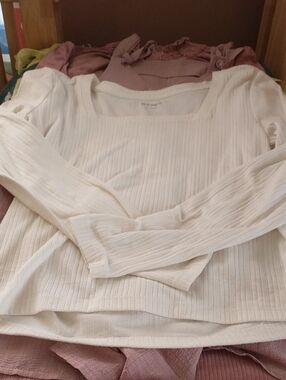 "All Business" Square Neck top